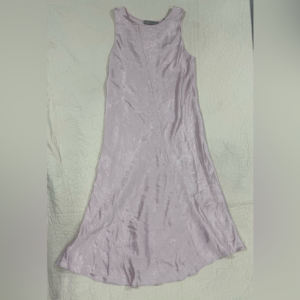 Vince Womens cut sleeveless dress soft pink Size XS - Picture 4 of 8
